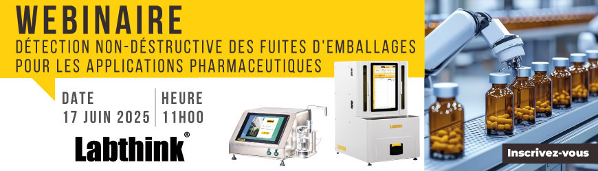 Webinaire : Détection de fuites d'emballages non destructive pour flacons, bouteilles et contenants rigides