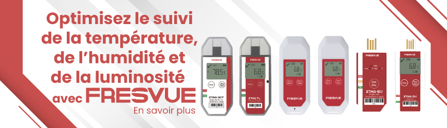 Suivez la température, de l’humidité et de la luminosité grâce à des enregistreurs spécialisés.