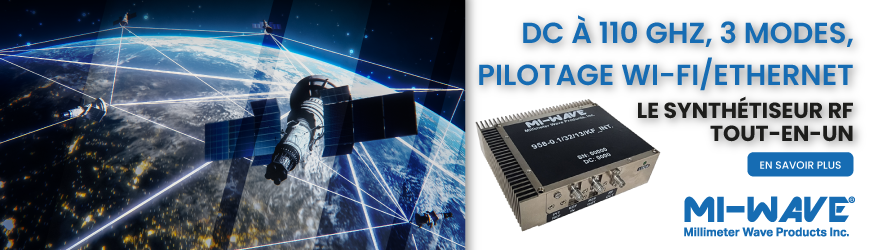 Générez des signaux RF ultra-stables jusqu’à 110 GHz avec le synthétiseur Mi-Wave