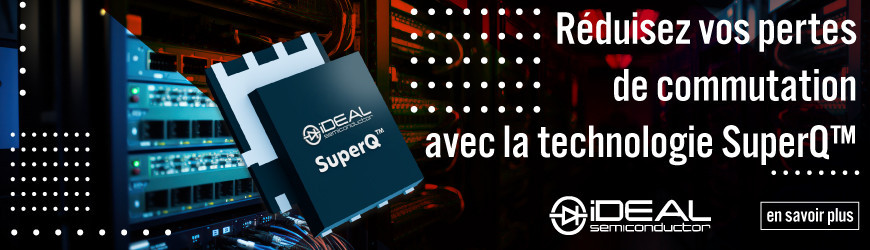 Transistor de puissance 200 V : performances boostées par SuperQ™