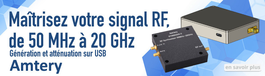 Génération et atténuation RF de précision sur USB
