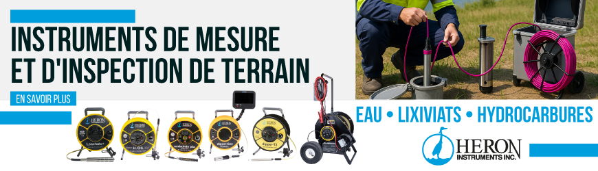 Instruments de mesure et d'inspection de terrain