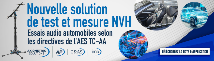 Note d'application sur les essais audio dans l'automobile, selon les directives de l'AES TC-AA.
