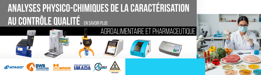 Analyse physico-chimique de la caractérisation au contrôle qualité 