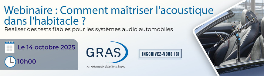 Webinaire : Comment maîtriser l'acoustique dans l'habitacle ?