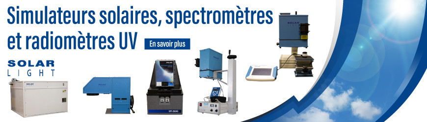 Solutions de tests solaires et optiques