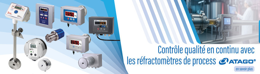 Contrôle qualité en continu avec les réfractomètres de process ATAGO