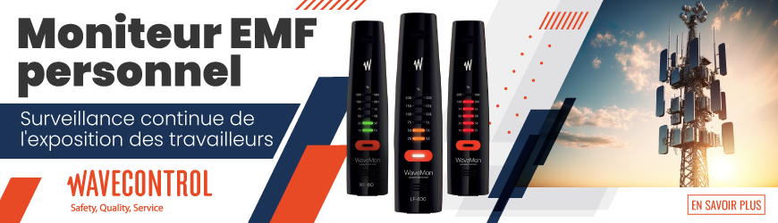 Moniteur EMF personnel : Surveillance continue de l'exposition des travailleurs