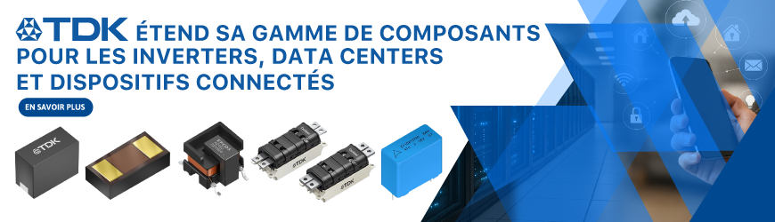 TDK innove avec de nouveaux composants pour e-mobilité, IA et électronique haute vitesse. 