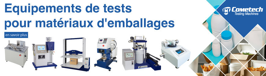 Tests de la qualité des emballages cartons, plastiques et caoutchoucs