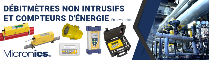 Débitmètres non intrusifs et compteurs d'énergie