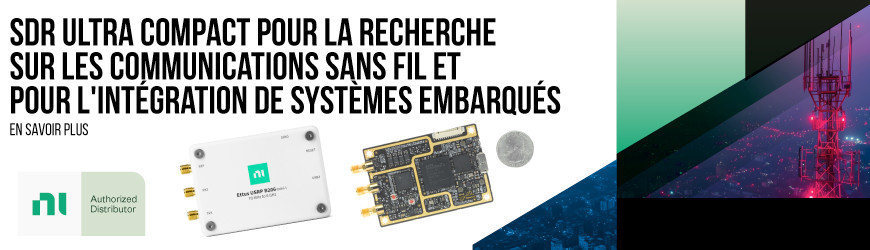 NI Ettus USRP B206mini-i – la puissance radio logicielle au format carte de crédit