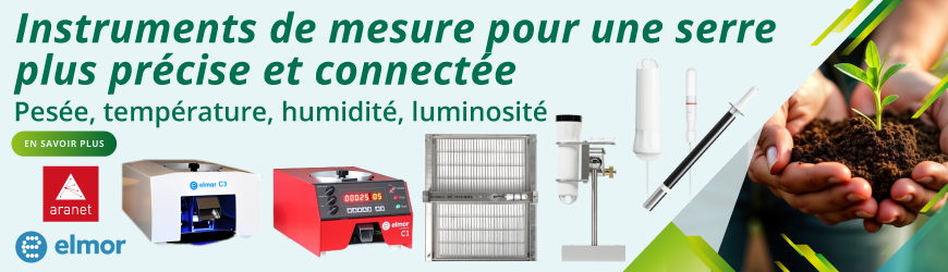 Instruments de mesure pour une serre plus précise et connectée