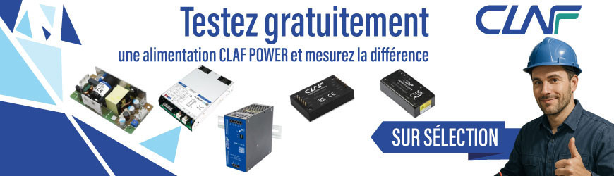 Comparez vos alimentations actuelles avec CLAF POWER : essai offert sur sélection