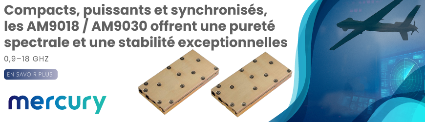 Tuner modules AM9018 & AM9030 Mercury  - solutions RF Low SWaP 0,9–18 GHz