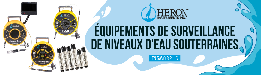 Solutions de mesure et inspection pour hydrogéologie, forages et environnement