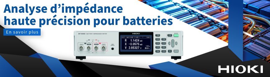 Analyse d’impédance batterie : le BT4560-50 s’impose comme un outil indispensable