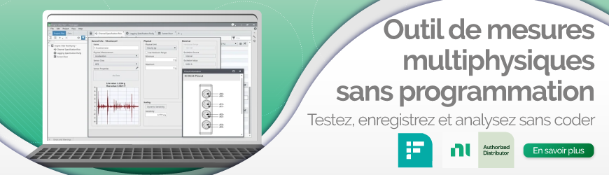 FlexLogger : la solution NI pour simplifier vos mesures, essais, tests, validation et caractérisation