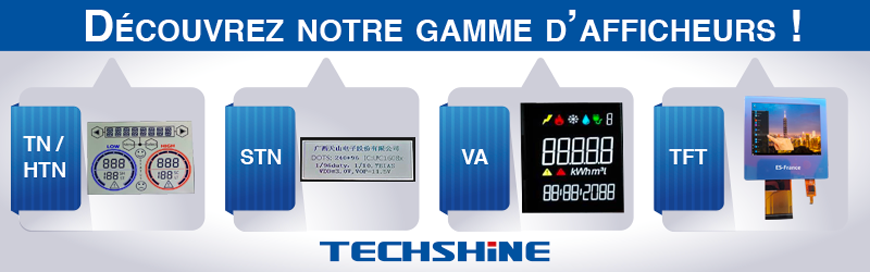 Large gamme d'afficheurs Techshine