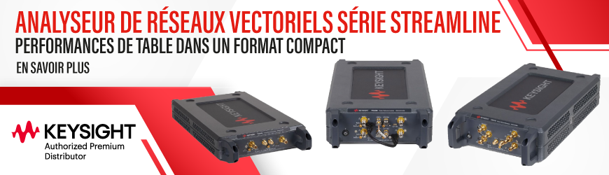 Analyseur de r&eacute;seaux vectoriels S&eacute;rie Streamline