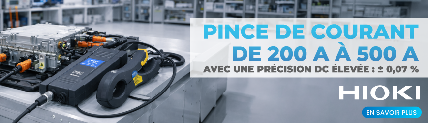 Pinces de courant AC/DC haute pr&eacute;cision CT6833 et CT6834