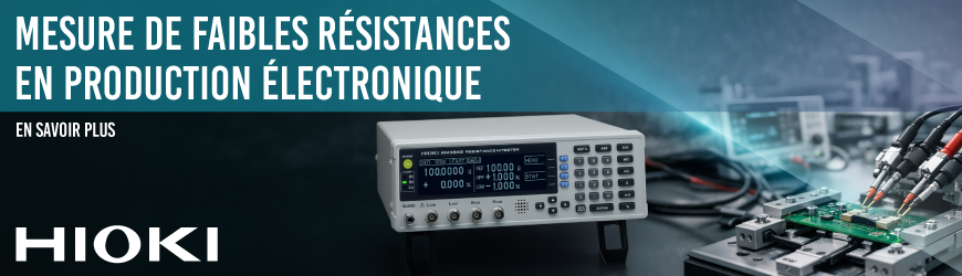 Micro-ohmm&egrave;tre haute pr&eacute;cision : mesurer les faibles r&eacute;sistances avec la m&eacute;thode Kelvin 4 fils