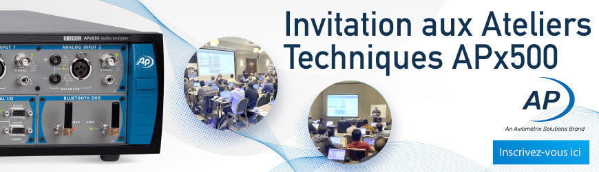Ateliers techniques audio APx500