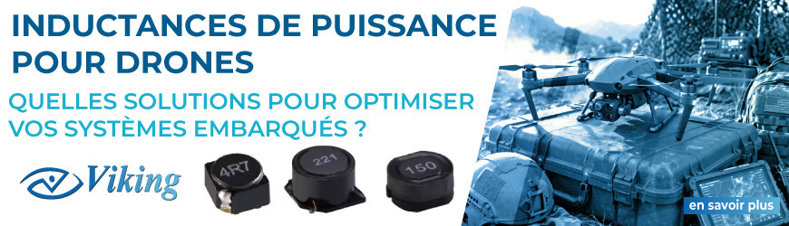 Inductances SMD pour drone : performance, compacit&eacute; et r&eacute;duction des EMI