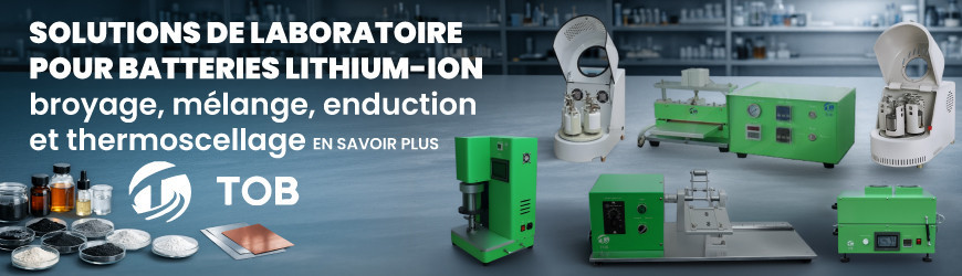 Pr&eacute;paration des mat&eacute;riaux et prototypage de batteries lithium-ion : 6 &eacute;quipements cl&eacute;s pour le laboratoire