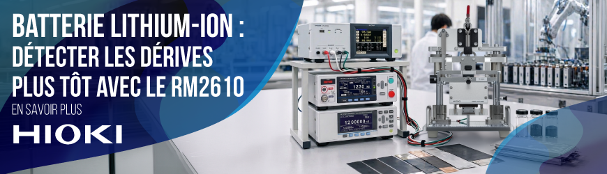 Ma&icirc;trise process batterie : du slurry &agrave; la cellule avec les solutions Hioki