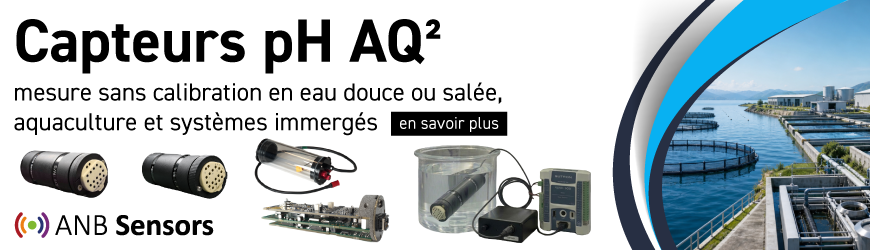 Mesure pH sans calibration en eau douce ou sal&eacute;e, aquaculture et surveillance de l&rsquo;eau