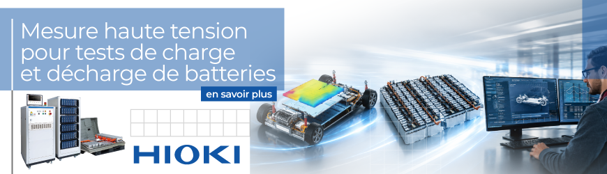 Mesure haute tension pour tests de charge et d&eacute;charge de batteries