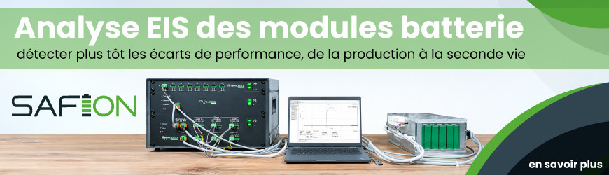 Tester rapidement les modules batterie avec l&rsquo;analyse EIS multi-sinus rapidEIS
