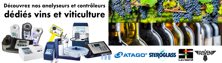 Analyseurs et contrôleurs vins & viticulture