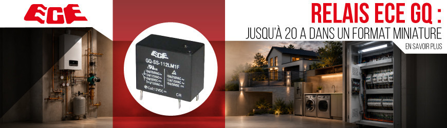Relais miniature 20 A : une solution compacte pour cartes &eacute;lectroniques
