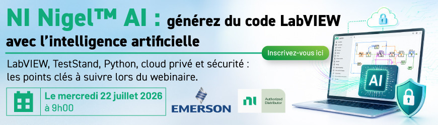 Webinaire NI : comment Nigel&trade; AI acc&eacute;l&egrave;re les workflows LabVIEW+