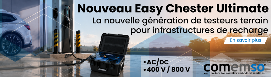 Tester les bornes de recharge avec le Easy Chester Ultimate comemso