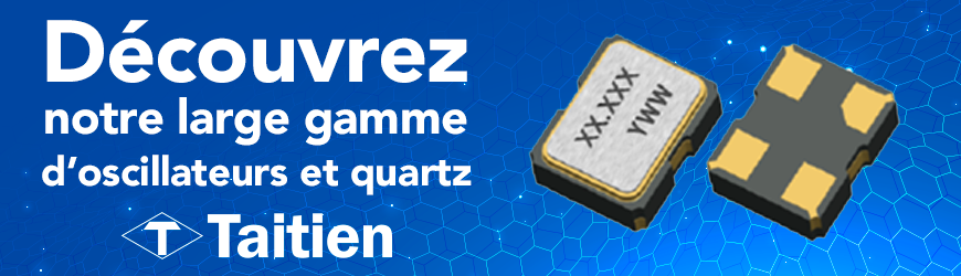 Découvrez notre gamme d'oscillateurs et quartz