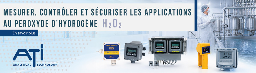 Surveillance du H₂O₂ : solutions de d&eacute;tection gaz et d&rsquo;analyse du peroxyde d&rsquo;hydrog&egrave;ne