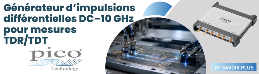 G&eacute;n&eacute;rateur d&rsquo;impulsions diff&eacute;rentielles DC&ndash;10 GHz pour mesures TDR/TDT