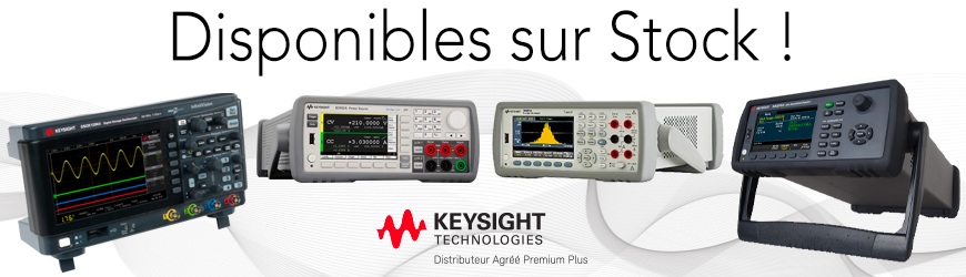 Références Keysight disponibles sur stock livrables en 48h 