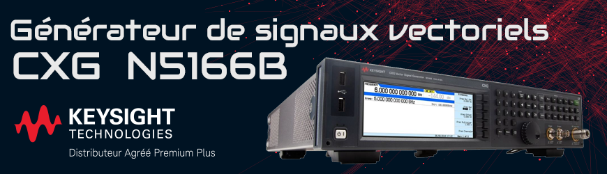 Générateur de signaux vectoriels 4 ET 6 GHz : CXG N5166B
