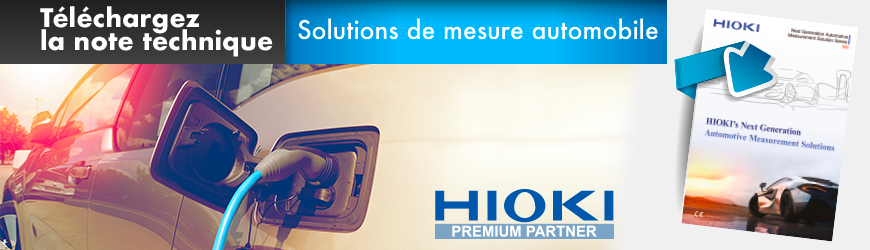 Solutions de mesure sur véhicule électrique de nouvelle génération