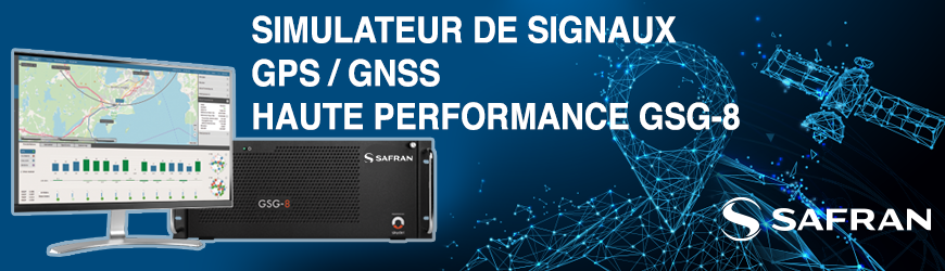 Simulateur de signaux GPS/GNSS haute performance : GSG-8