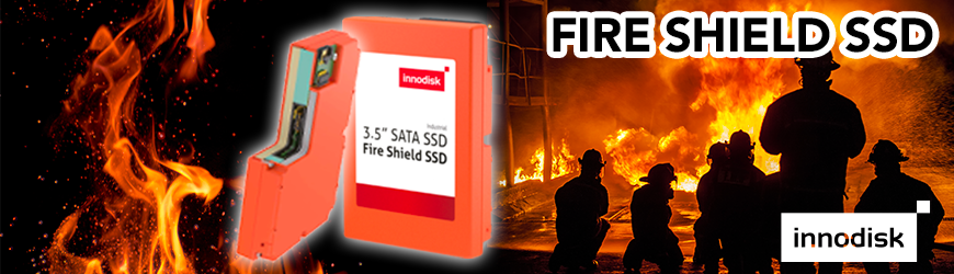 FIRE SHIELD SSD : disque flash résistant au feu - Innodisk