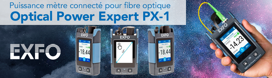 Mesurez et analysez votre fibre optique avec le EXFO PX1