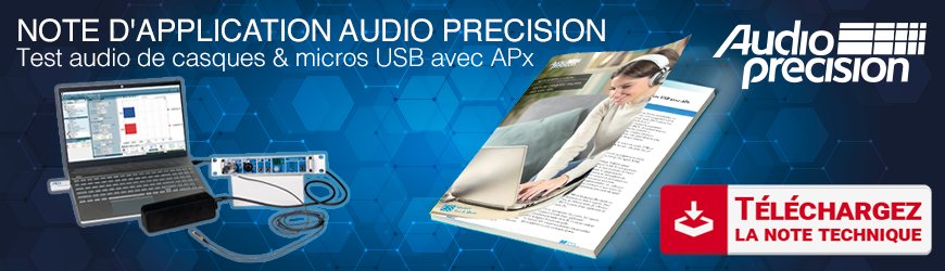 Testez les casques et micros USB avec APx : Note d'application