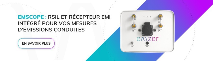 Récepteur CEM avec RSIL intégré