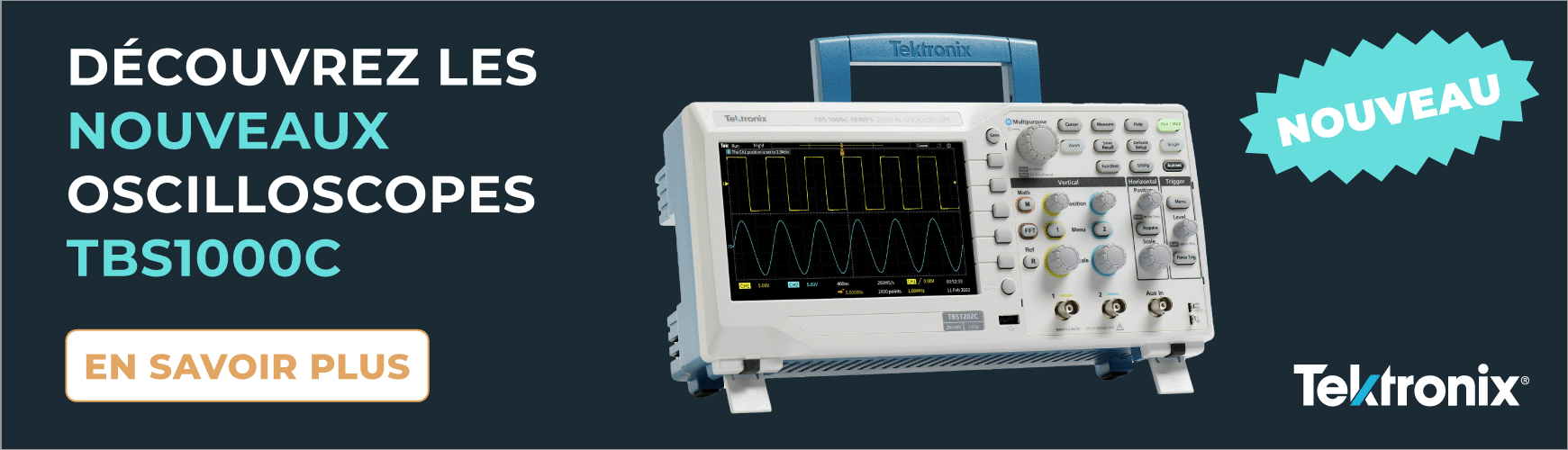 GAMME OSCILLOSCOPES TBS1000C