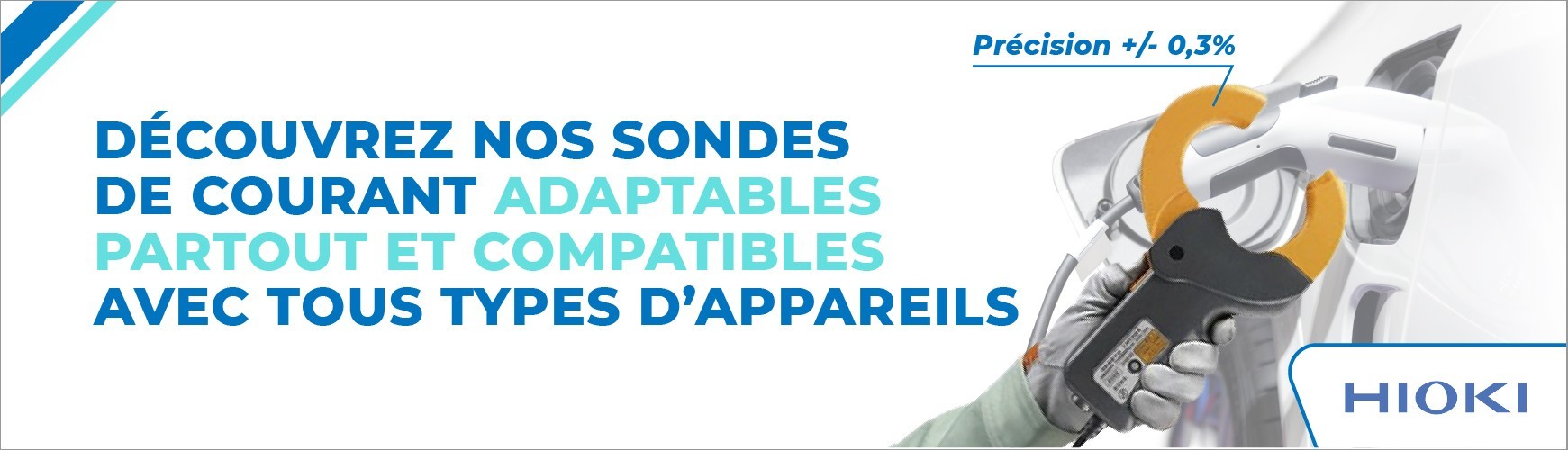 Sondes de courant précision +/- 0,3% 